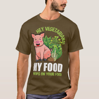 Camiseta Vegetariano Diciendo Veggie Planta Basado En Veget