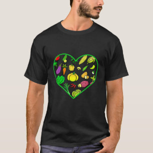 Camiseta Vegetariano Dieta Cardíaca Vegan No Basado En La P