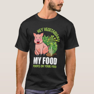 Camiseta Vegetariano divertido diciendo Veggie Plage basado