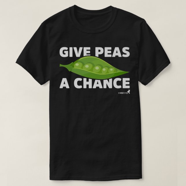 Camiseta Vegetariano en dar oportunidad a los maricas (Diseño del anverso)