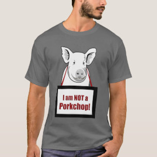 Camiseta Vegetariano Hog No Porkchop