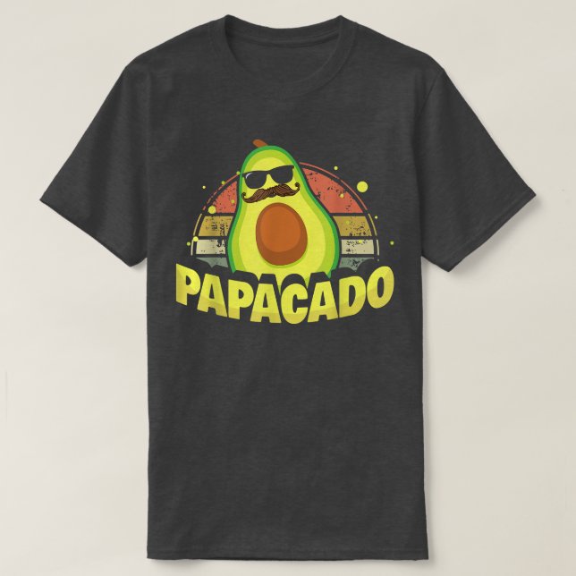 Camiseta Vegetariano Keto Aguacate Papaca (Diseño del anverso)