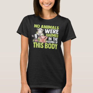 Camiseta Vegetariano No Se Hizo Herido A Animales En La Ali