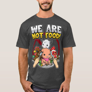 Camiseta Vegetariano No Somos Comida, Veganismo Vegetariano