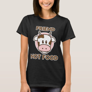 Camiseta Vegetariano para amigo animal no comida