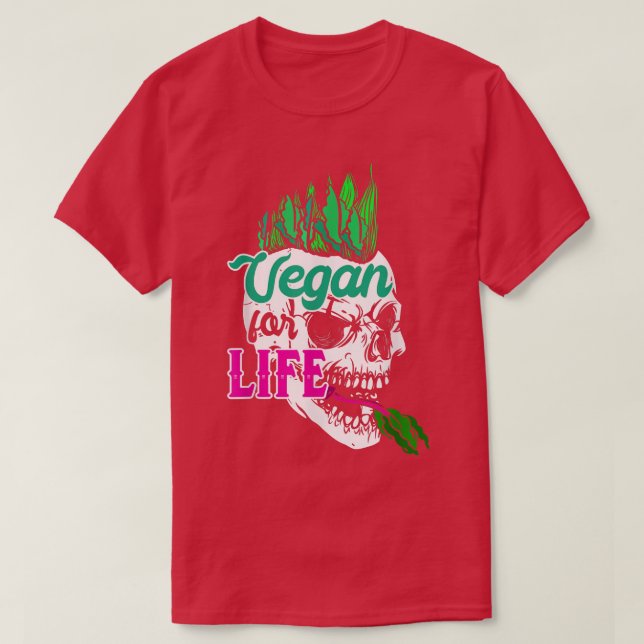 Camiseta Vegetariano Por Verduras Vegetales Vegetarianismo  (Diseño del anverso)