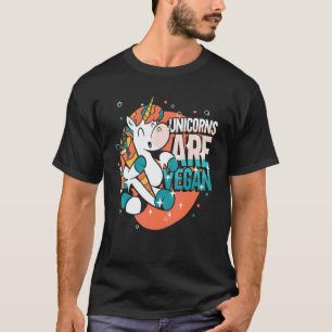 Camiseta Vegetariano Veganismo Verdura Planta Unicornios S
