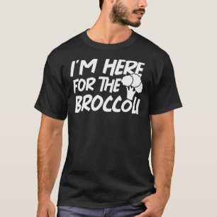 Camiseta Vegetariano Vegano Estoy Aquí Por El Brócoli Sarcá