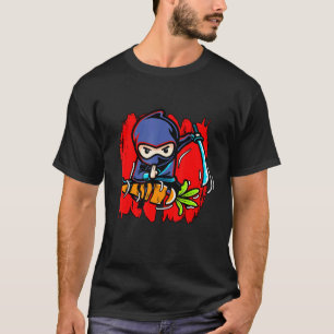 Camiseta Vegetariano Vegetable Ninja Fruta Vegan No Carne P