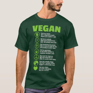 Camiseta Vegetariano Vegetariano con dieta