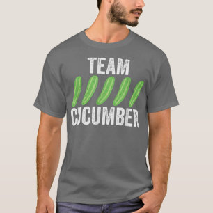 Camiseta Vegetariano Vegetariano Equipo Cucumber Vegetable 
