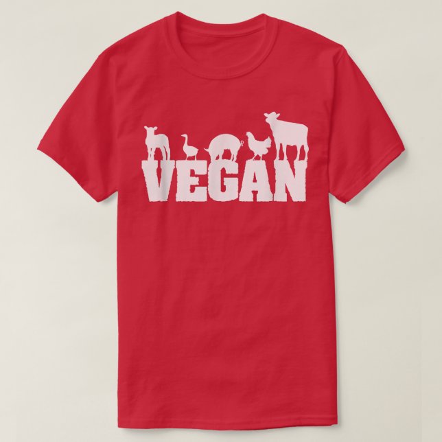 Camiseta Vegetariano Vegetariano Funny Retro Vegan T- (Diseño del anverso)