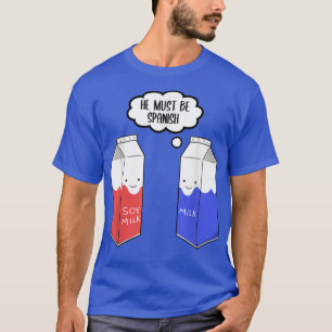 Camiseta Vegetariano Vegetariano La Leche De Soja Debe Ser