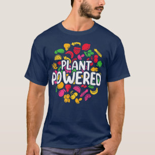 Camiseta Vegetariano Vegetariano Lover alimentado por plant