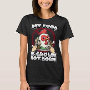 Camiseta Vegetariano Vegetariano Mi Comida Es Cultivada No 