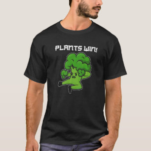Camiseta Vegetariano vegetariano: Plantas ganan derechos an