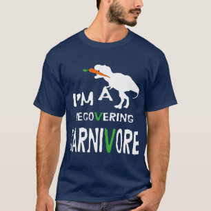 Camiseta Vegetariano Vegetariano Recuperando Carnivore dive