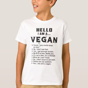 Camiseta Vegetariano Vegetariano Veganism Gracioso regalo