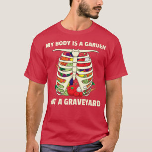 Camiseta Vegetariano Vegetario Vegetariano Basado En Jardín