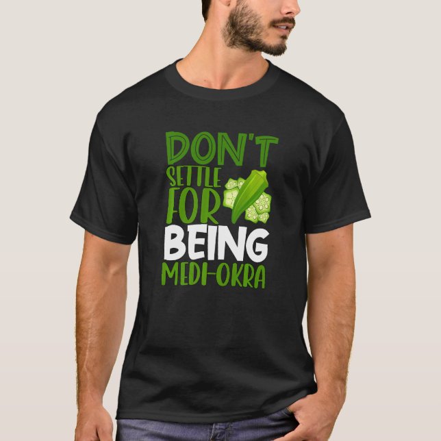 Camiseta Vegetariano Veggie Pun no se arregla para ser de M (Anverso)