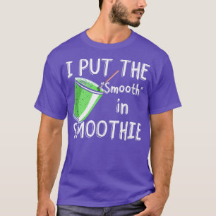 Camiseta Vegetariano yo pongo el suavizado en el Smoothie