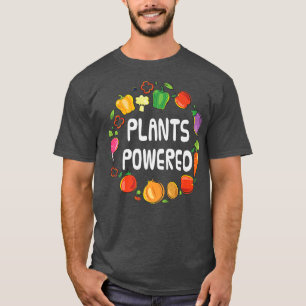 Camiseta Vegetarianos De La Planta Vegan Tee Con Alimentaci