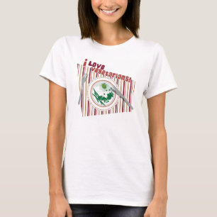 Camiseta Vegetarianos del amor