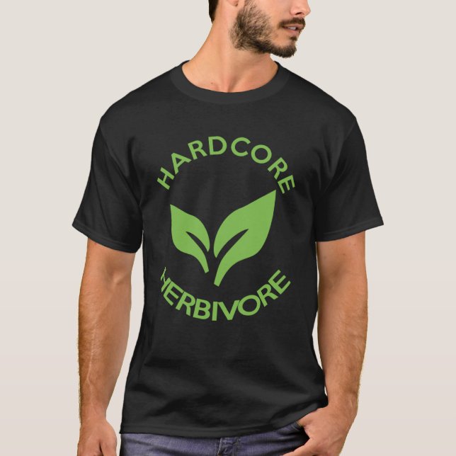 Camiseta Vegetarianos herbivoros de gran densidad para vege (Anverso)