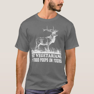 Camiseta vegetarianos, mis papilas de comida en tu comida