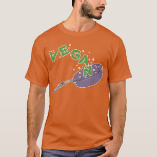 Camiseta Vegetarios de comida vegana para cocinar en pan es