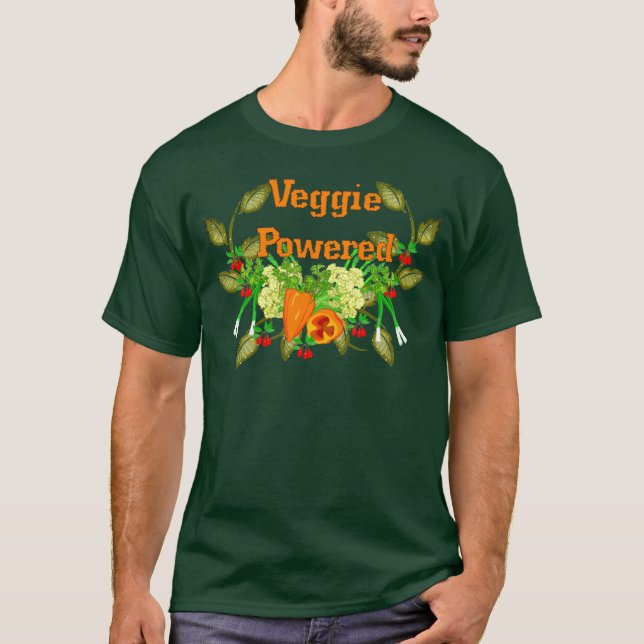 Camiseta Veggie accionado (Anverso)