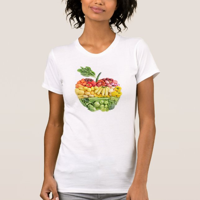 Camiseta Veggie Apple (Anverso)