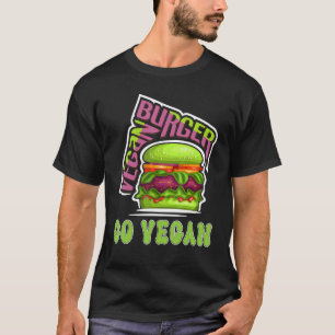 Camiseta Veggie Burger Go Vegetarian