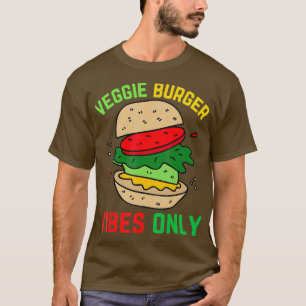 Camiseta Veggie Burger Vibes sólo comida divertida para coc