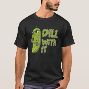 Camiseta Veggie Cucumber Dill Con Ella Vegetable Pickle