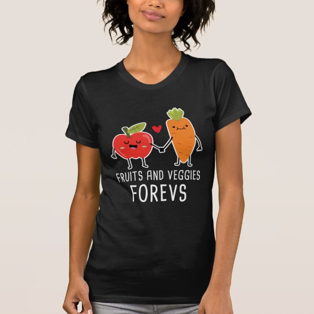 Camiseta Veggie de la nutrición del vegano de Forevs de las (Anverso)