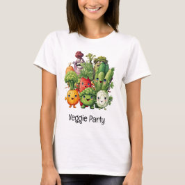 Camiseta Veggie Fiesta para divertidos vegetarianos