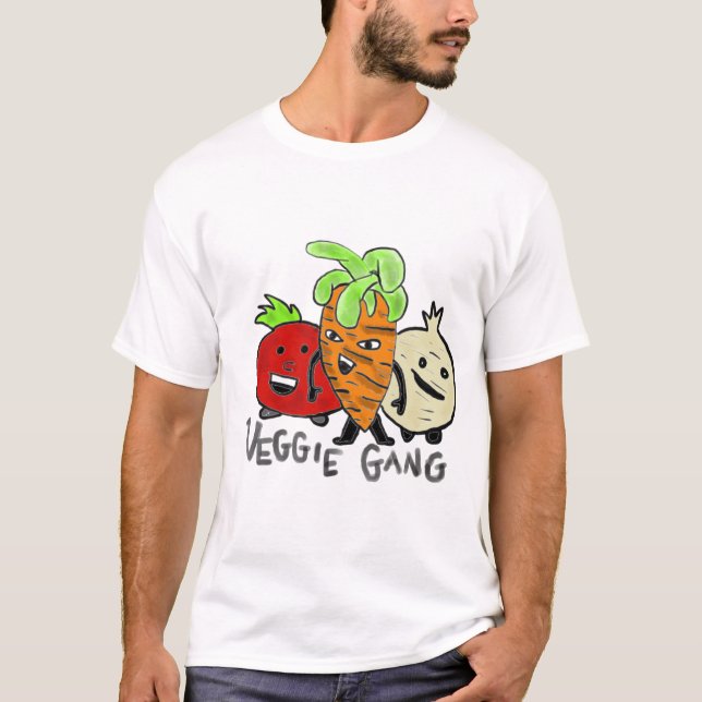 Camiseta Veggie Gang (Anverso)
