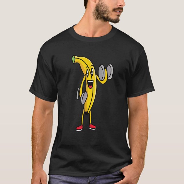 Camiseta Veggie Power Banana Power Vegan Protein Vegan (Anverso)