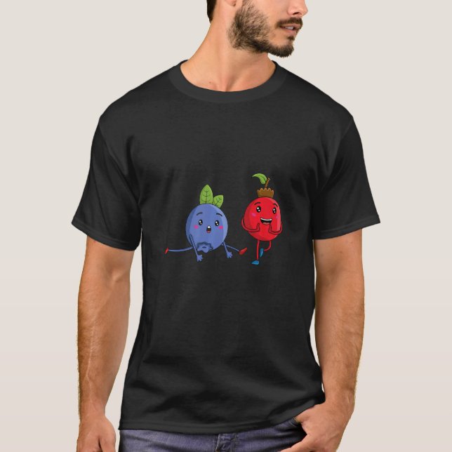 Camiseta Veggie Power Berries Fuerza Vegan Protein Vegan (Anverso)