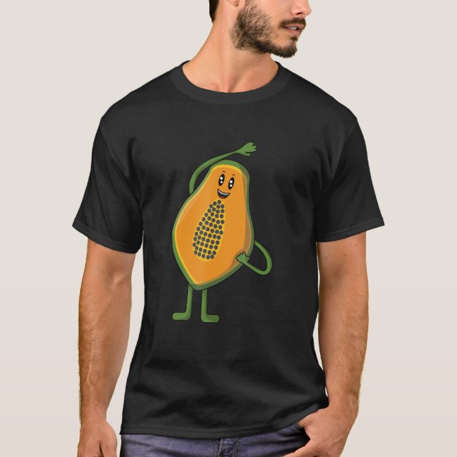 Camiseta Veggie Power Papaya Power Vegan Protein Vegan (Anverso)
