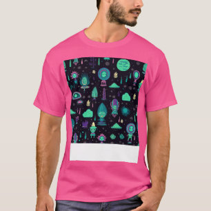 Camiseta Veggie s en el patrón del Universo Medio Oeste