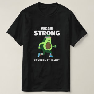 Camiseta Veggie Strong, impulsado por plantas