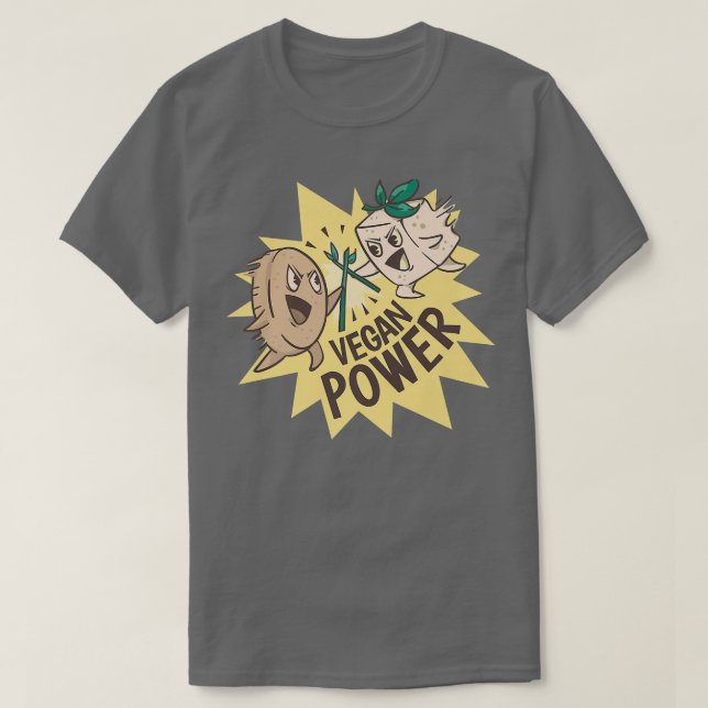 Camiseta Veggie Vegetarian Vegan (Diseño del anverso)