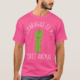 Camiseta Veggie Vibes Asparagus My Spirit Animal