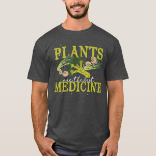 Camiseta Veggies Plant Based Plants Are The Best Medicine V