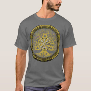 Camiseta Vegvisir and Tree of Life Yggdrasil 1