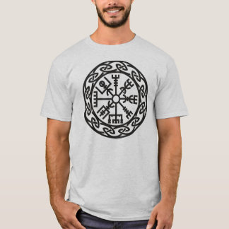 Camiseta Vegvisir, brújula islandesa, carreras, protección