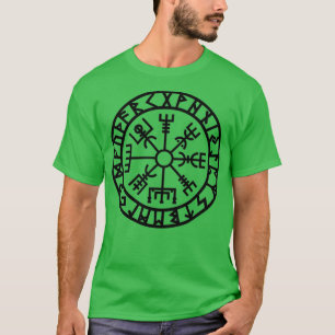 Camiseta Vegvisir Futhark Ejecuta Vikings Navigator Essenti