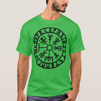 Camiseta Vegvisir Futhark Ejecuta Vikings Navigator Essenti